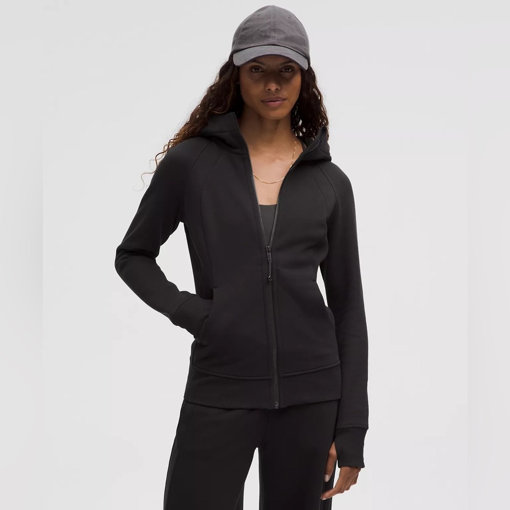 Women’s Black Zip-Up Hoodie Sweater